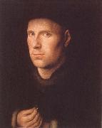 Jan Van Eyck Portrait of Jan de Leeuw oil on canvas